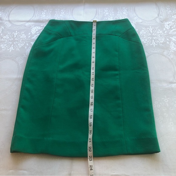The Limited Women’s Size 4 Emerald Green Pencil Dress Skirt Back Zip Knee-High - Picture 10 of 16